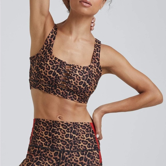 Wear it to Heart Nina Cheetah Tights SZ MED - Picture 2 of 7